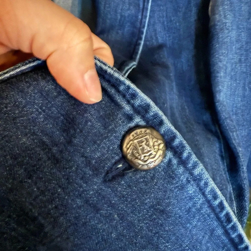 INC International Concepts Denim Blazer - Picture 6 of 13